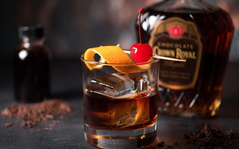 1. Classic Chocolate Crown Royal Old Fashioned