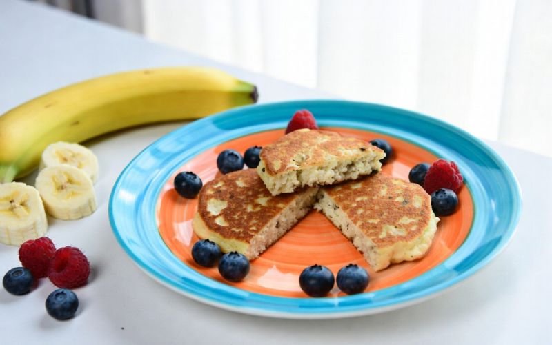 Banana Cottage Cheese Pancakes for Baby and Toddler