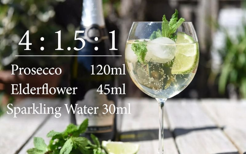 Hugo Spritz Recipe Ratio (The Perfect Balance)