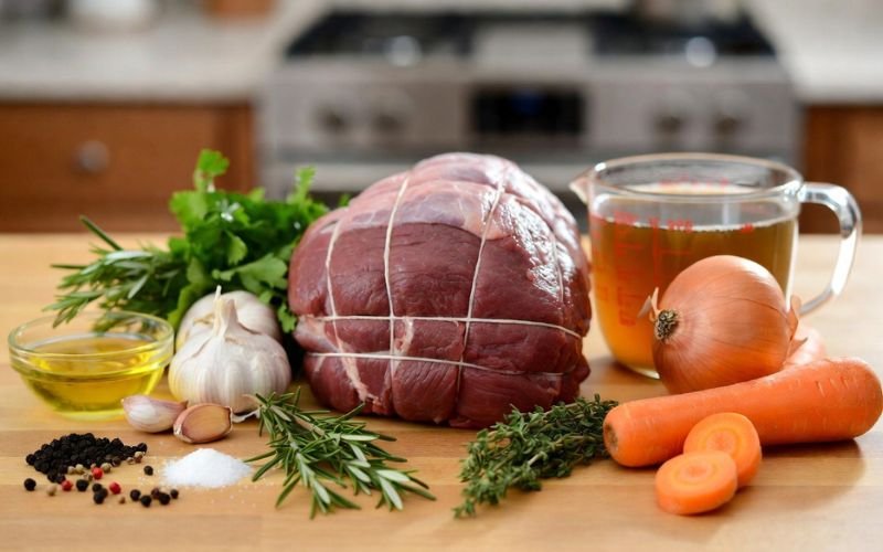 Ingredients for the Best Rump Roast